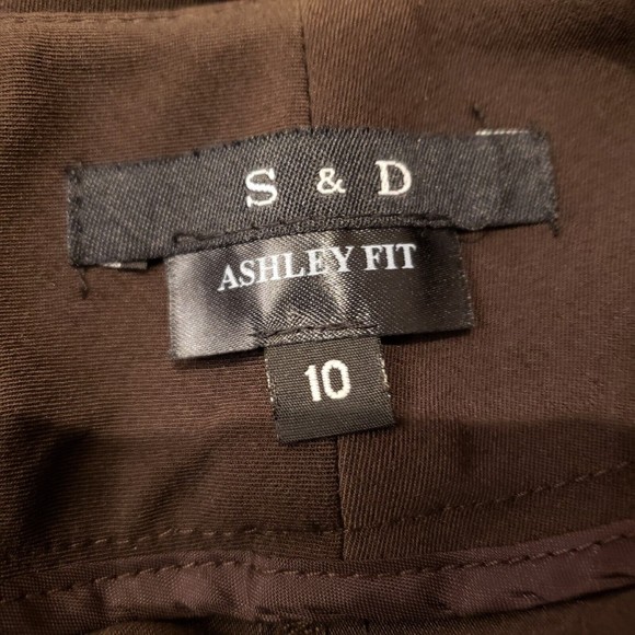 Vintage S & D Von Maur Two Piece Set Women's Blazer M + Pants Ashley Fit 10 Suit - Picture 14 of 16